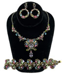 1950s Hollycraft necklace set