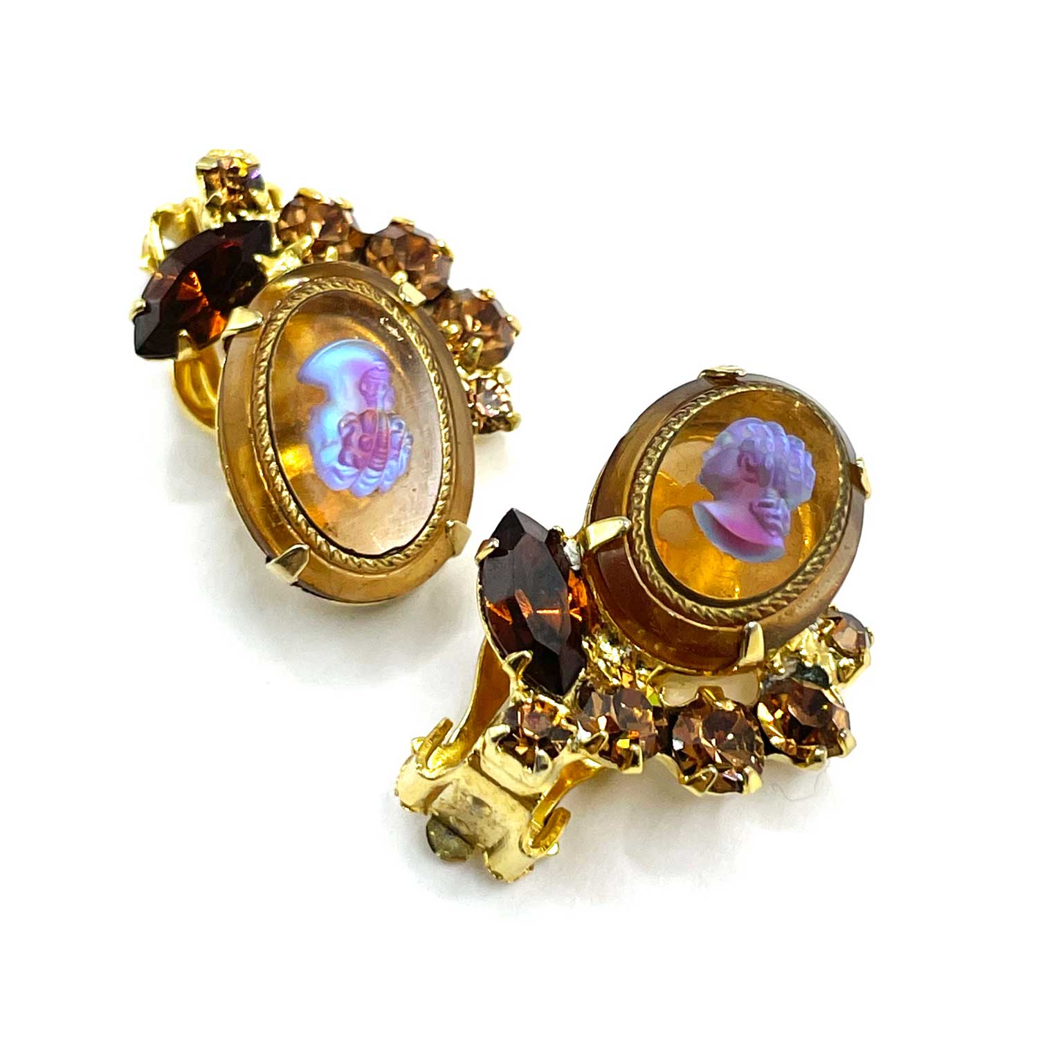 Juliana rhinestone necklace and earring set
