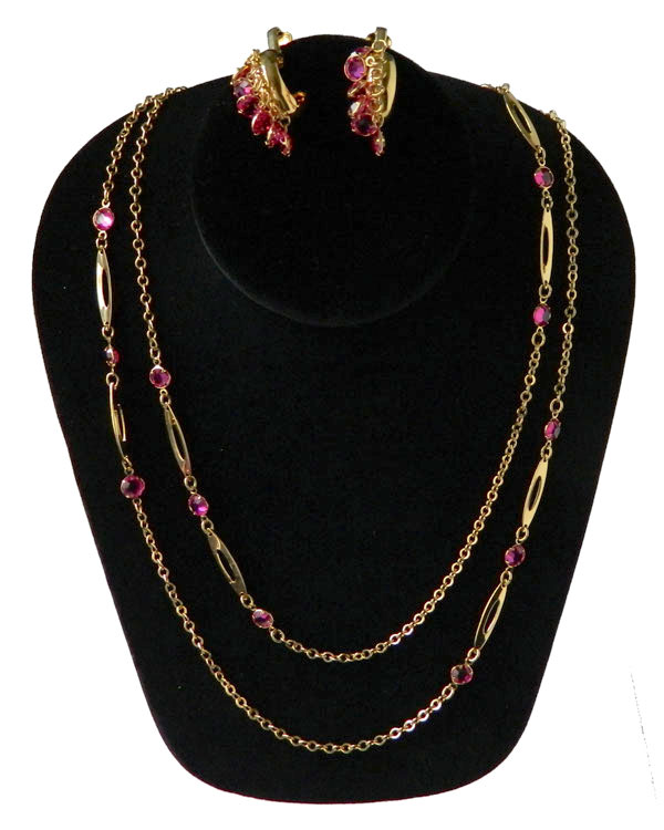 Park Lane necklace and earring set