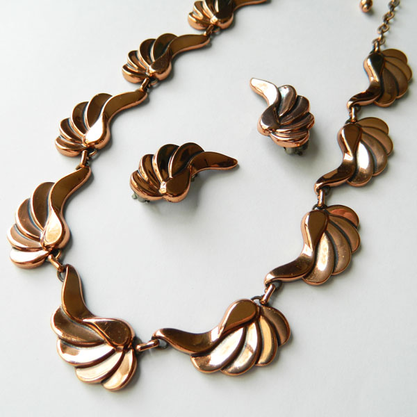 Renoir copper necklace