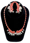Weiss necklace and earring set