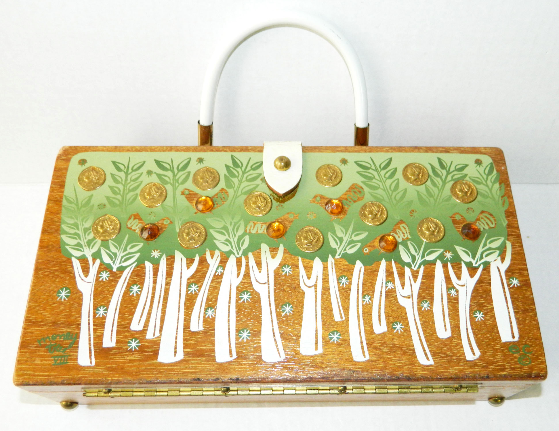 1960's Enid Collins box purse