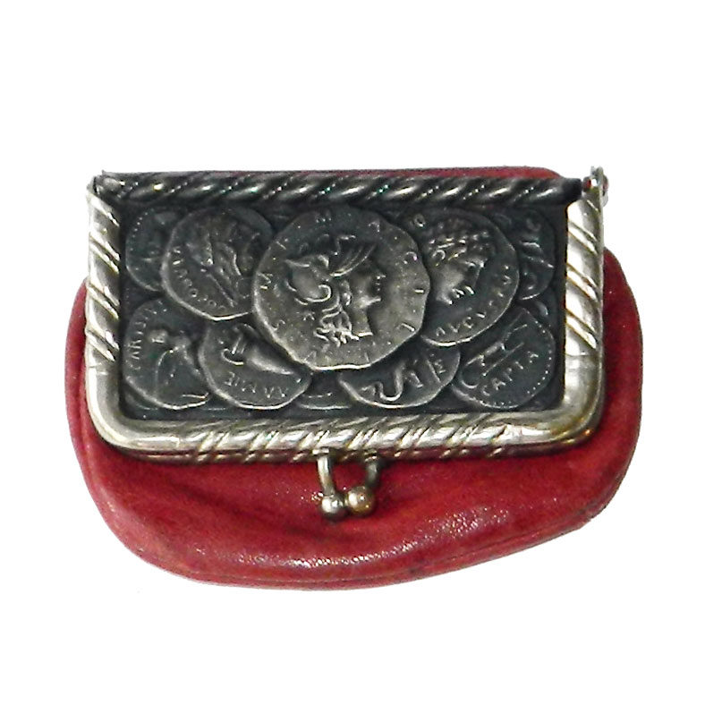 Antique mesh coin purse