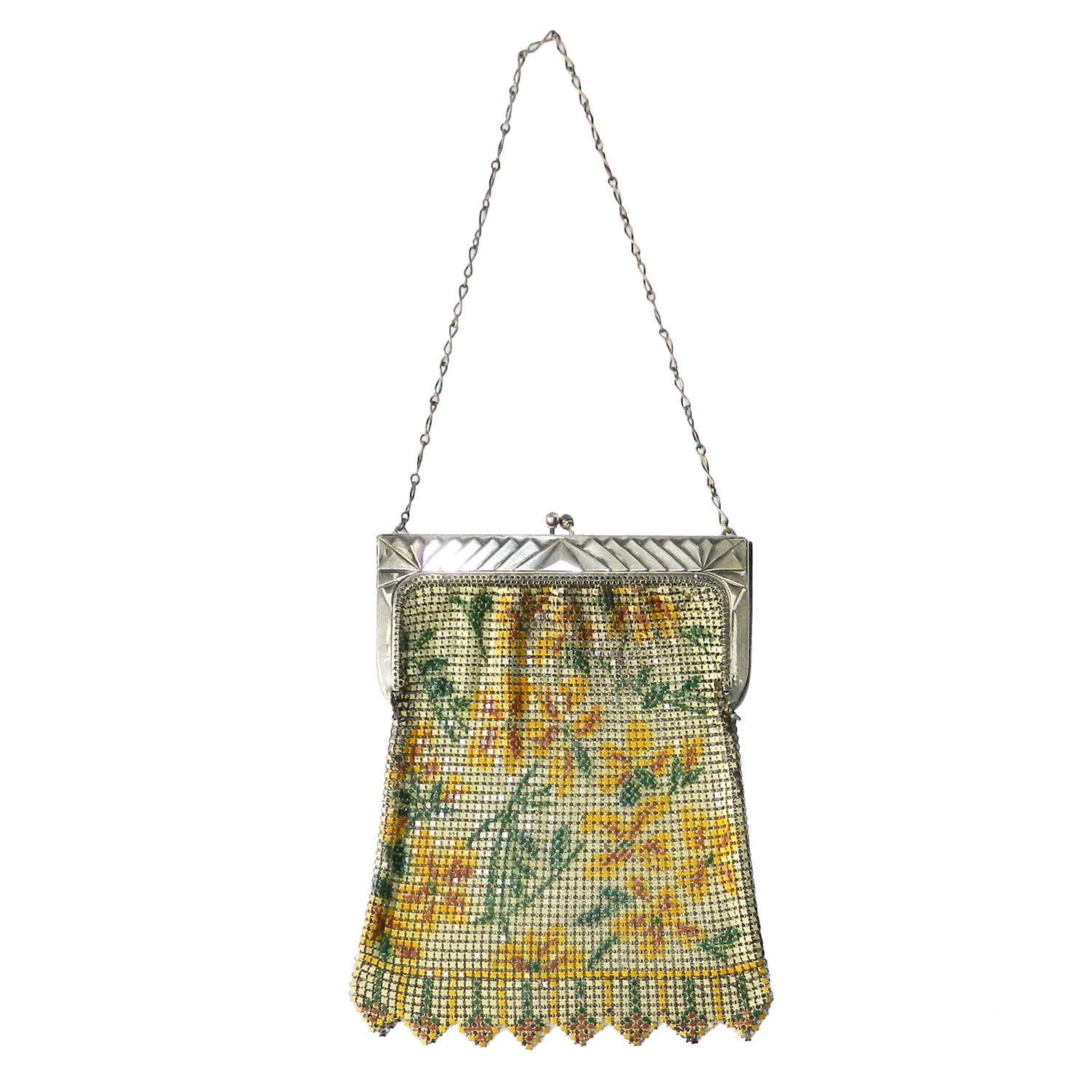 1920's whiting and davis mesh bags