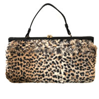 Leopard print purse