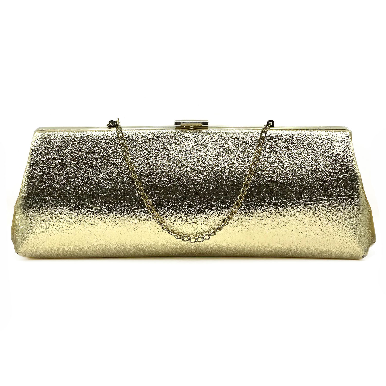 Gold metalic convertable clutch purse