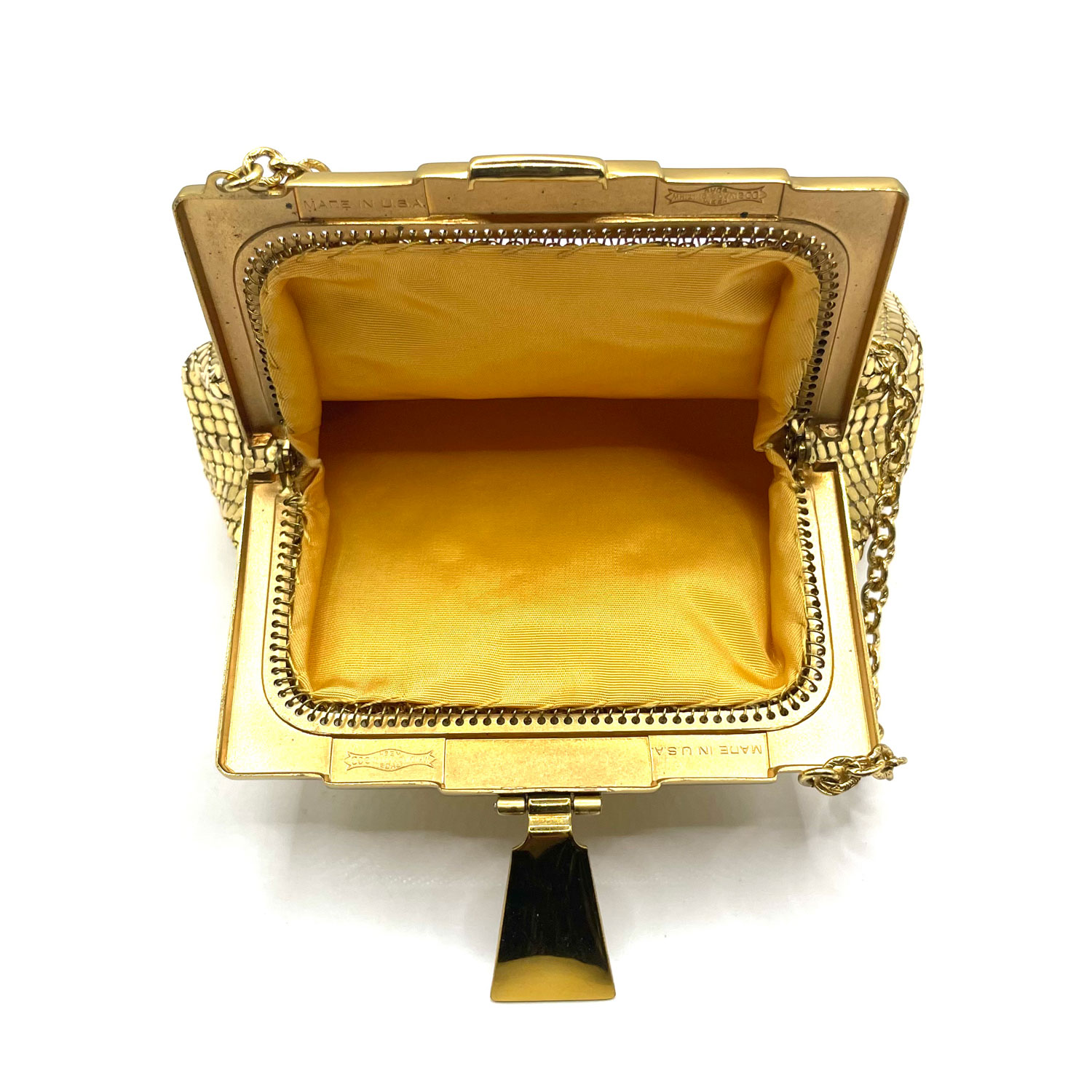 Gold metalic purse