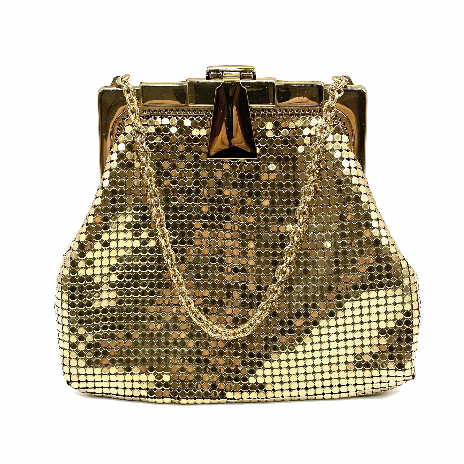 Gold cocktail handbag