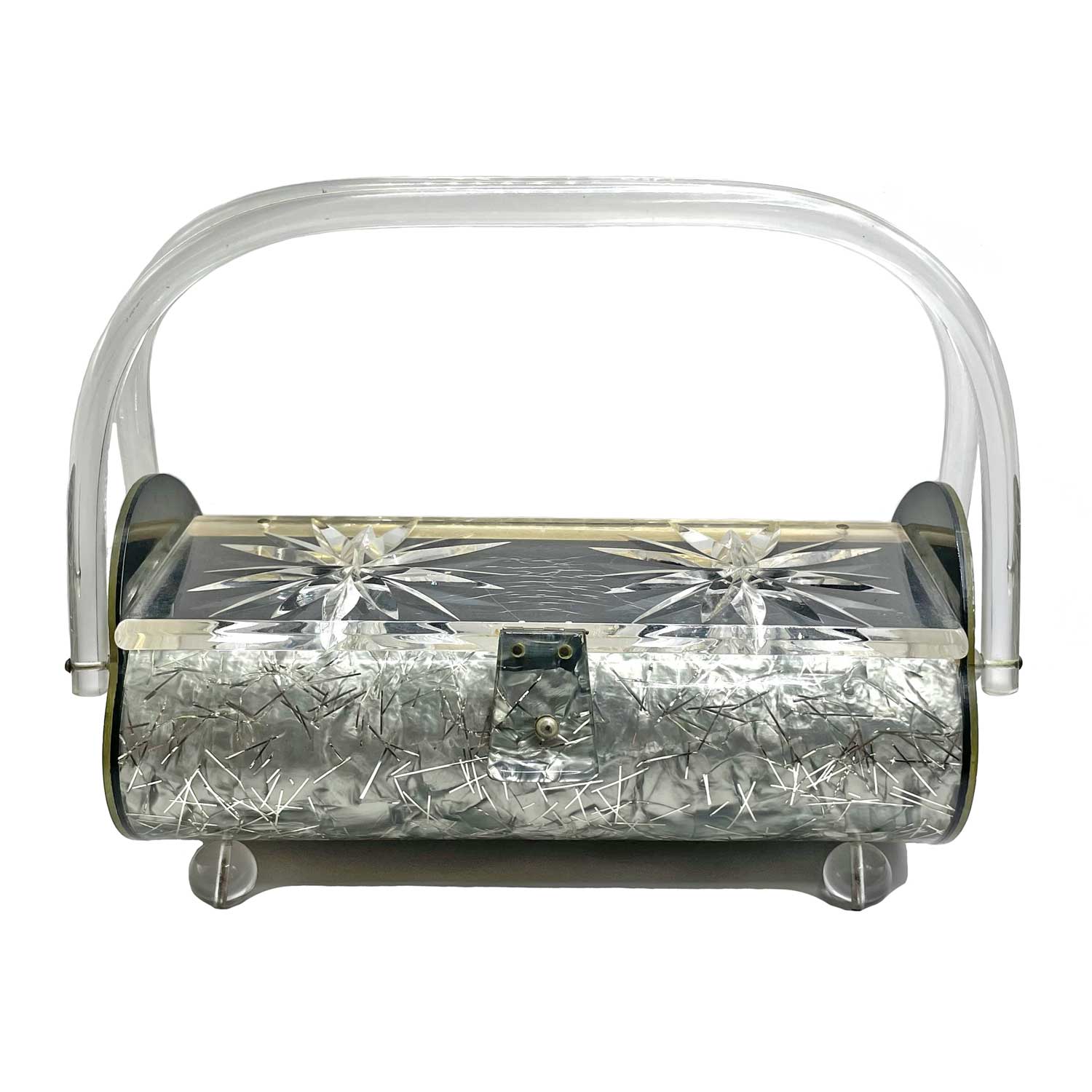 1950s Lucite box purse