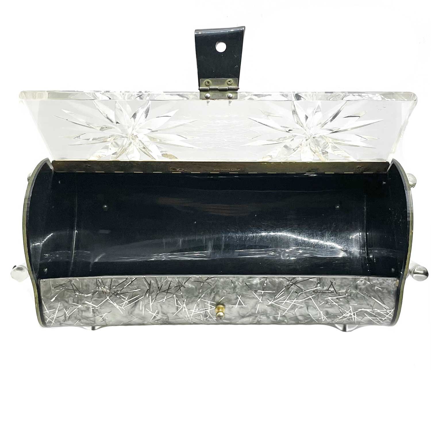 1950s Lucite box purse