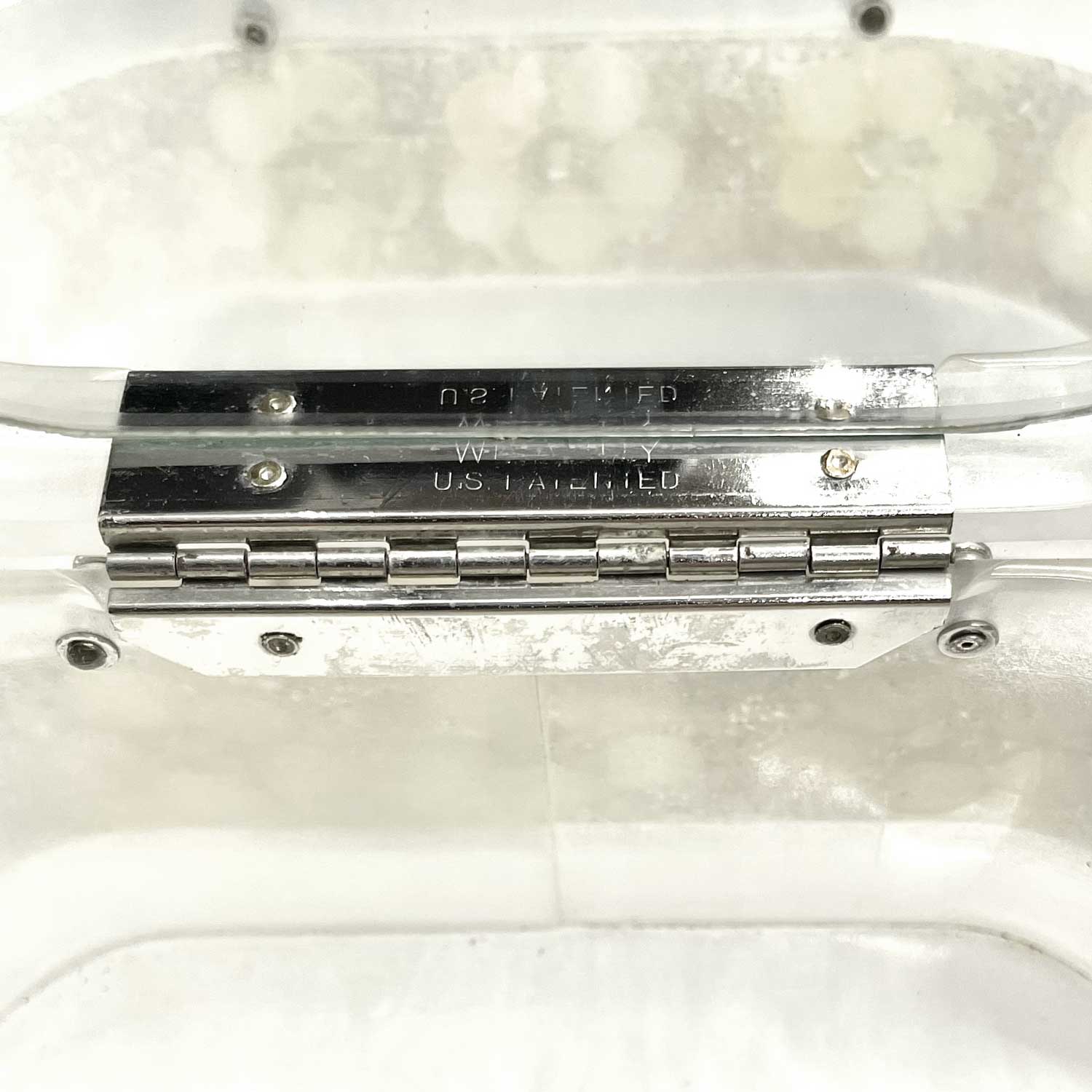 1950s Pearlized Lucite Box Purse