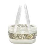Lucite box handbag