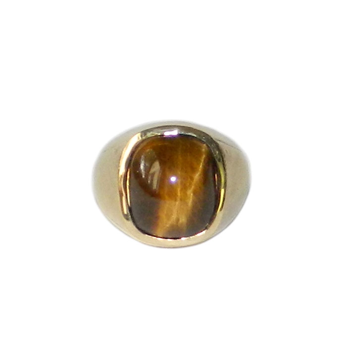 Sarah Coventry tiger eye ring