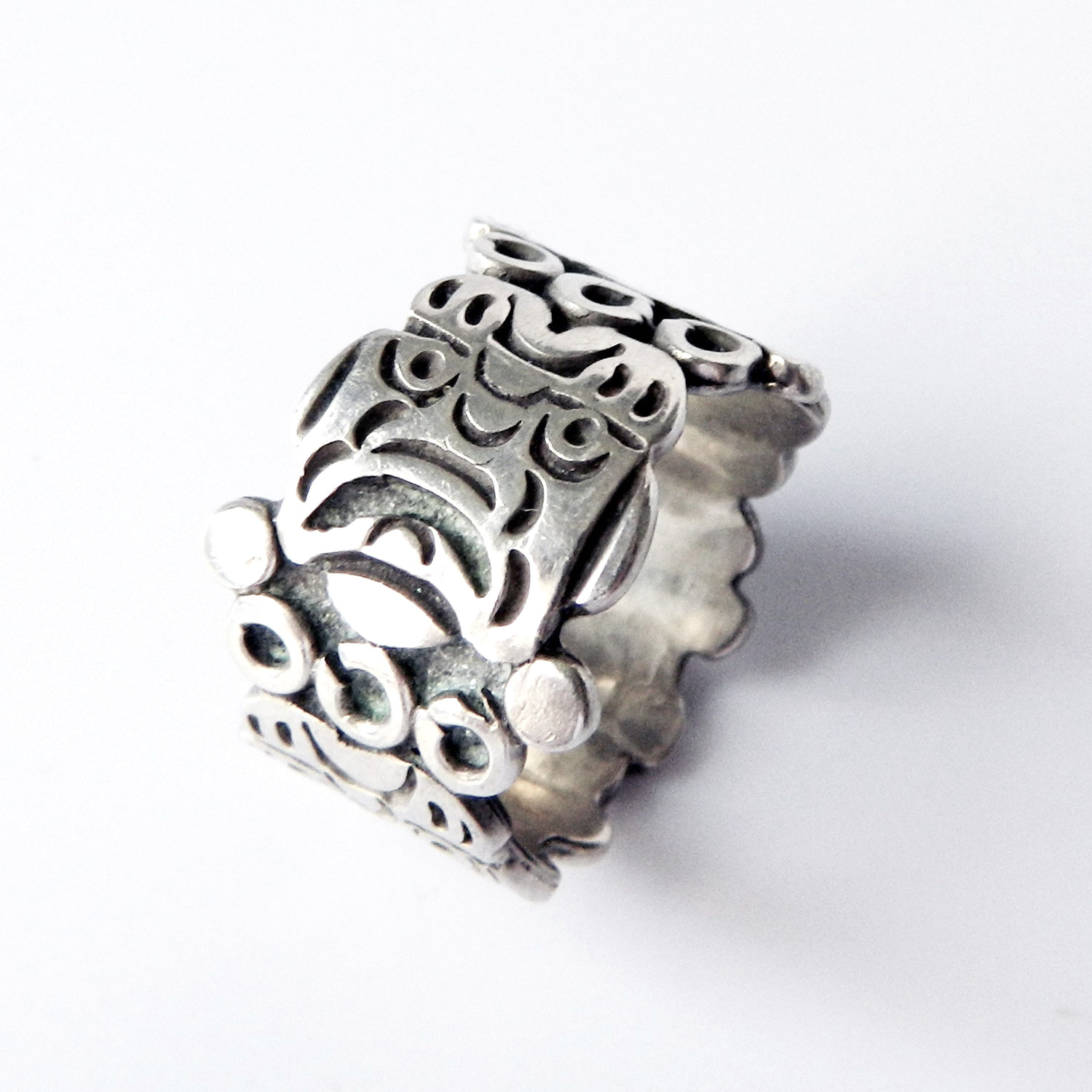 Vintage Mexican silver ring