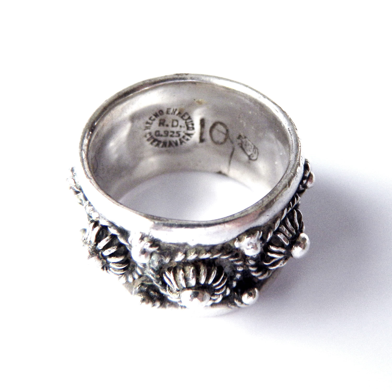 Vintage Mexican silver ring