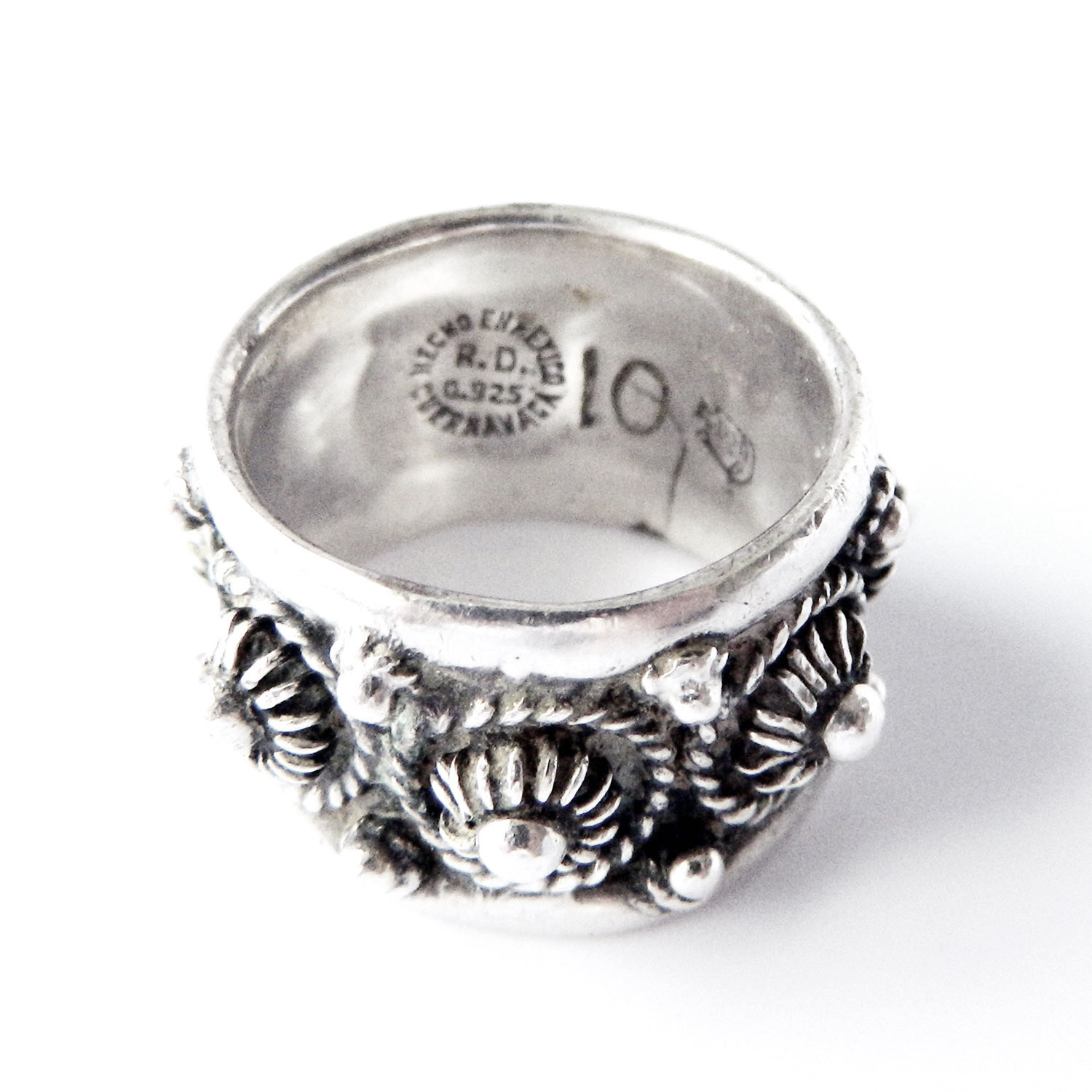 Vintage Mexican silver ring