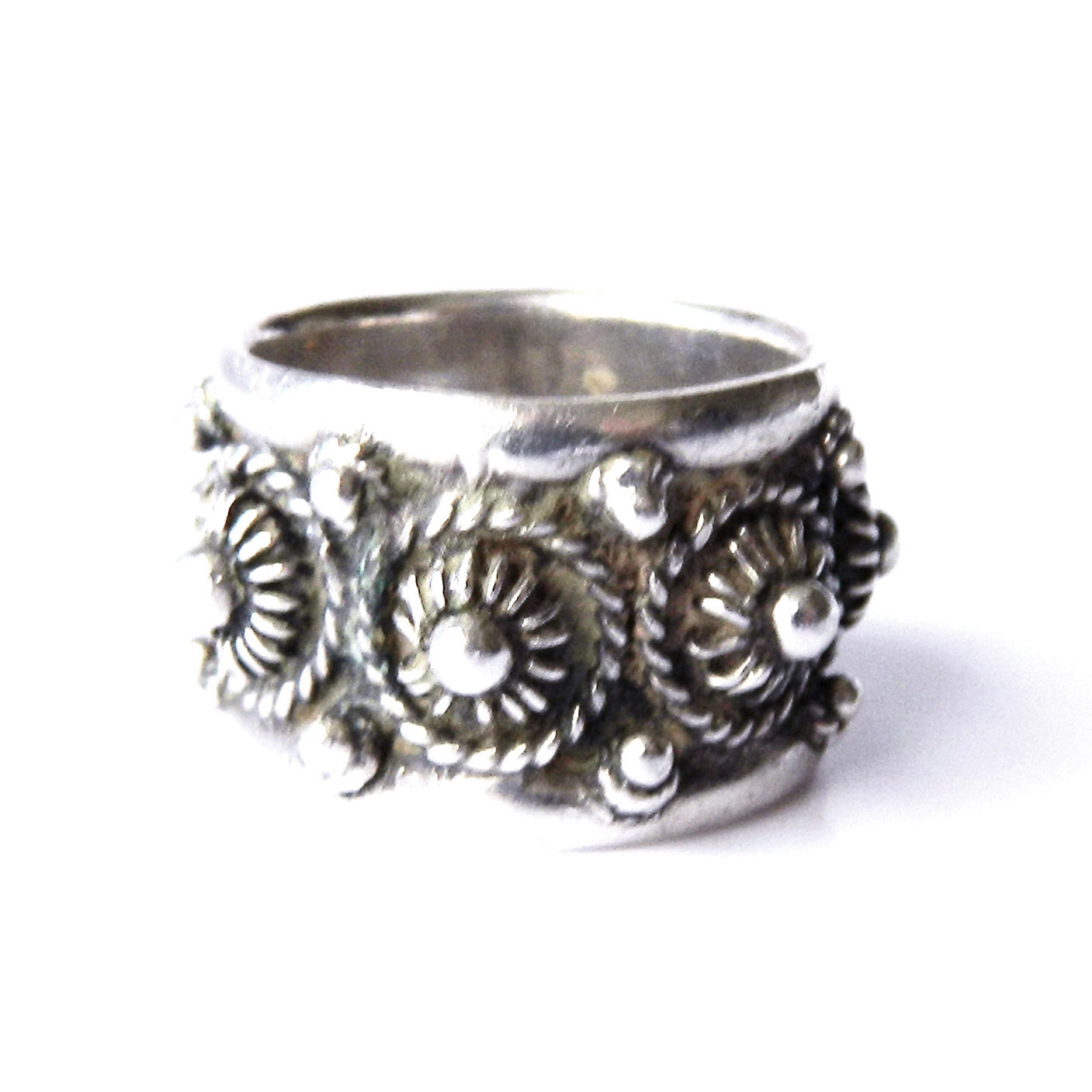 Vintage Mexican silver ring