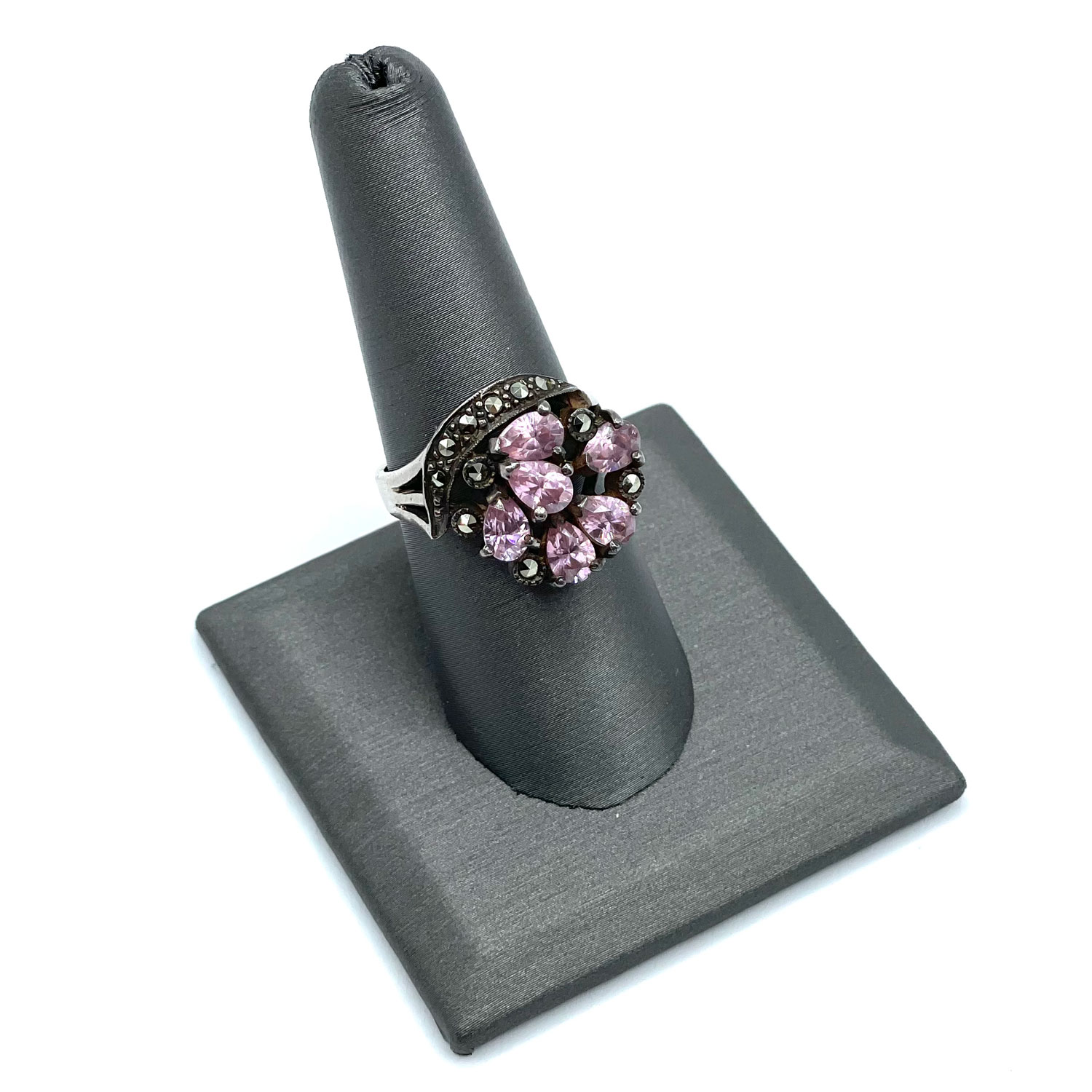 Amethyst cocktail ring
