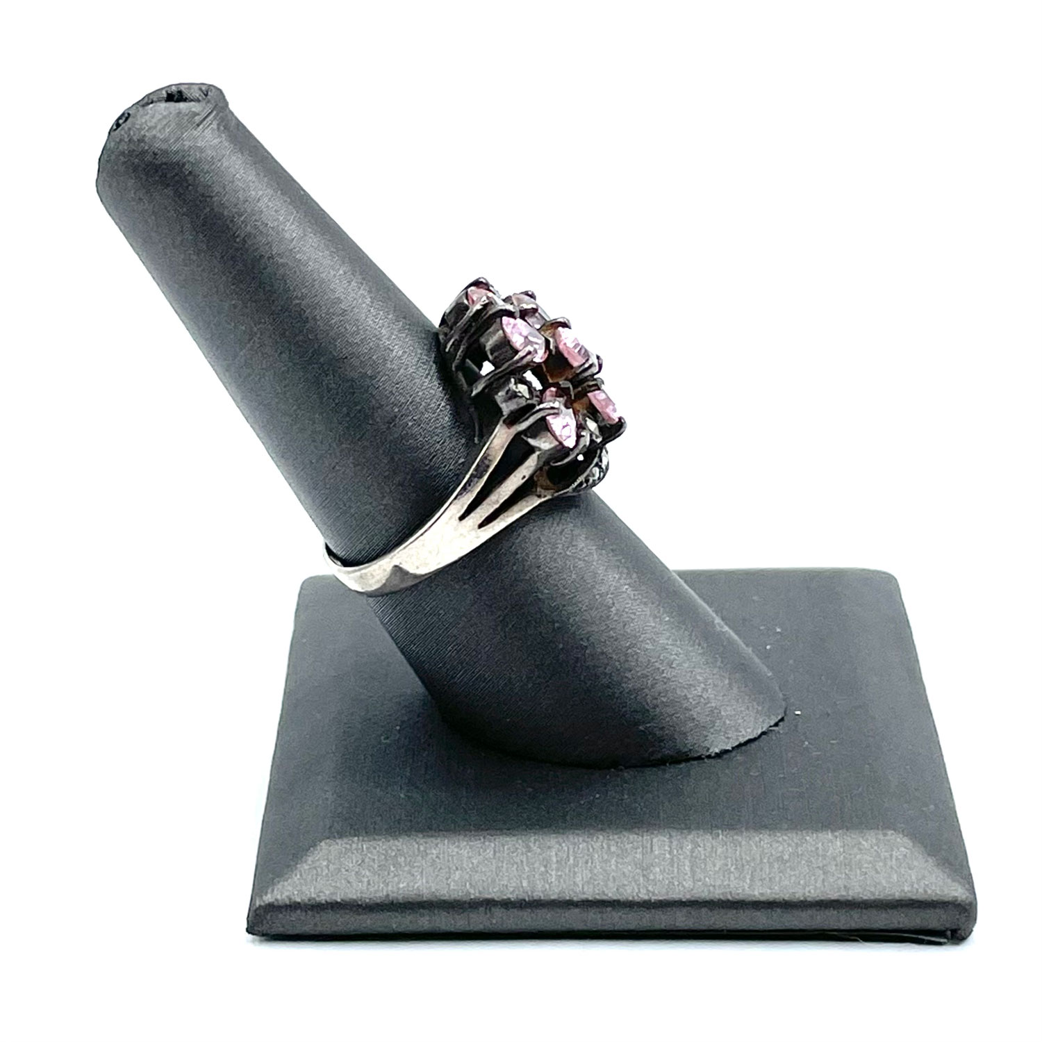 Amethyst cocktail ring