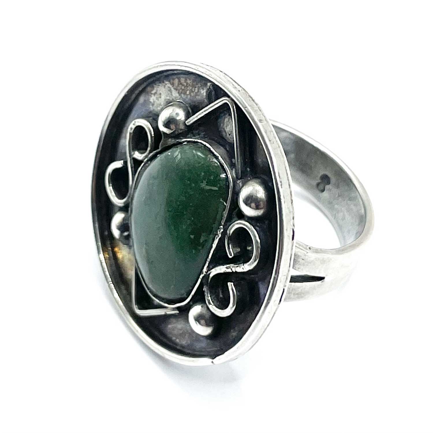 Vintage Mexican silver ring