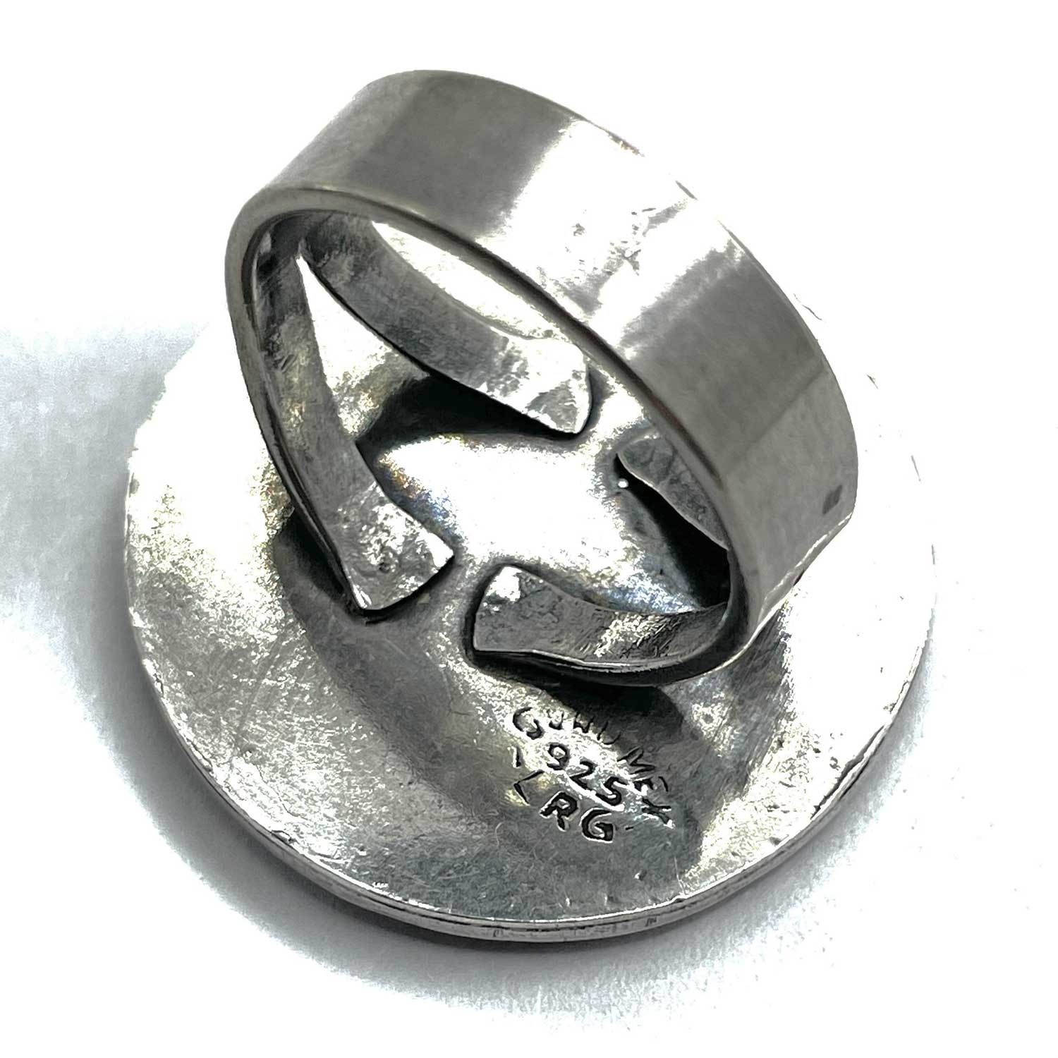 Vintage Mexican silver ring