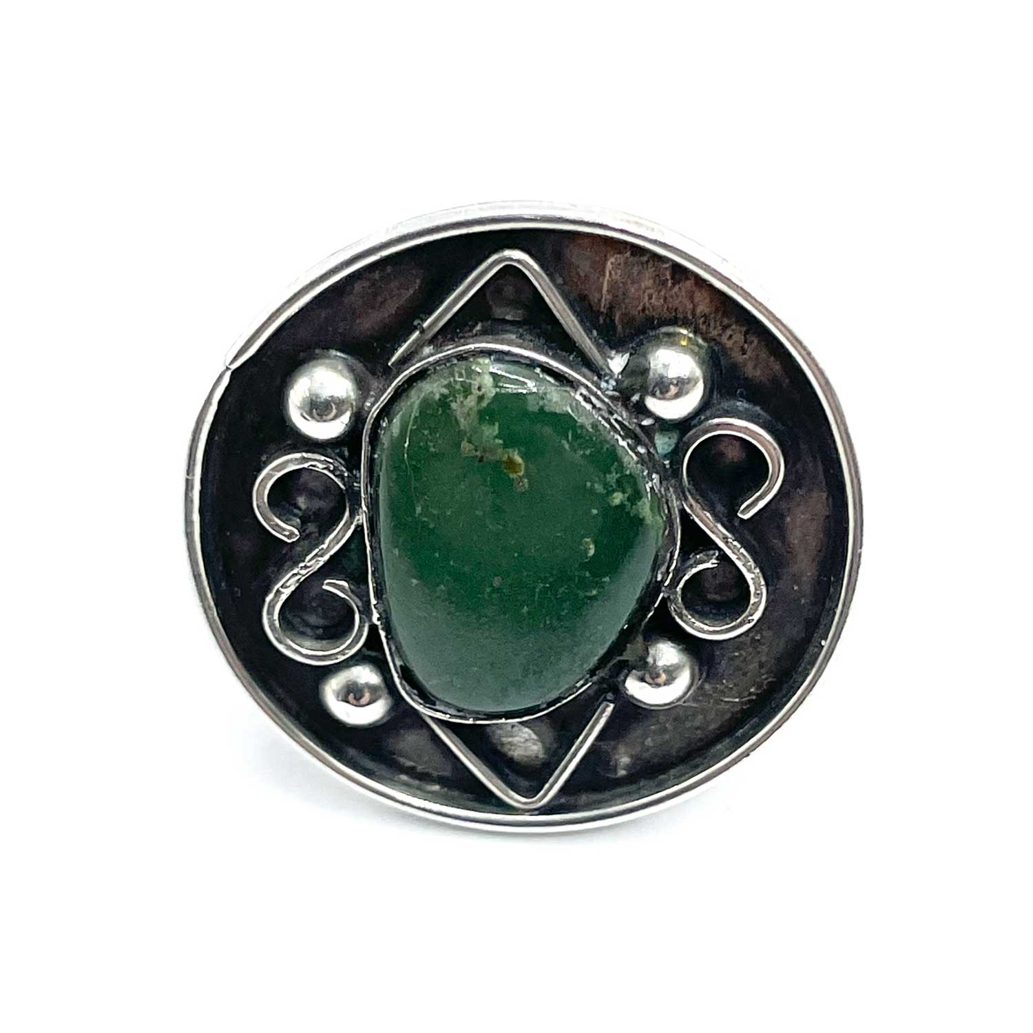 Vintage Mexican silver ring