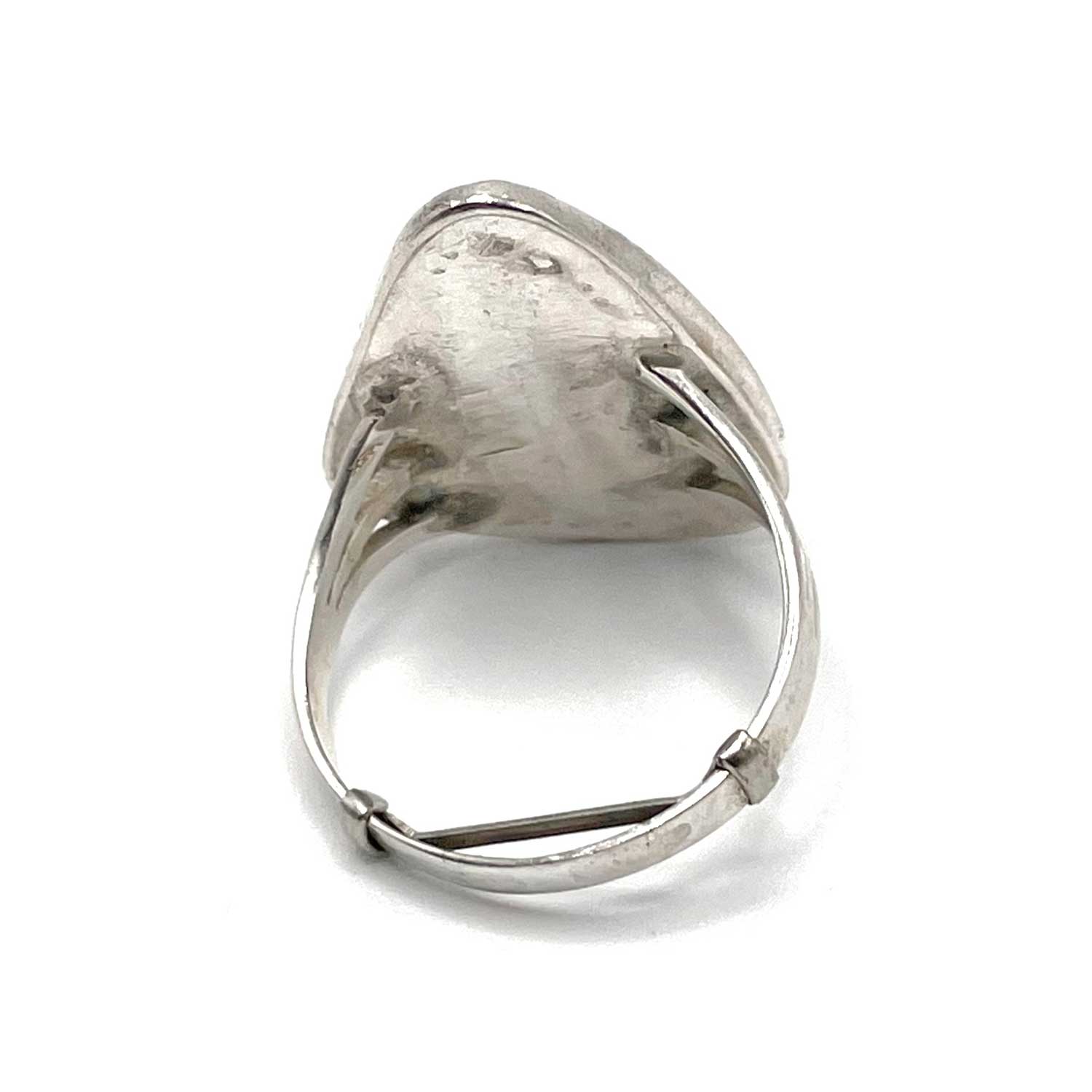 Sterling and agate ring