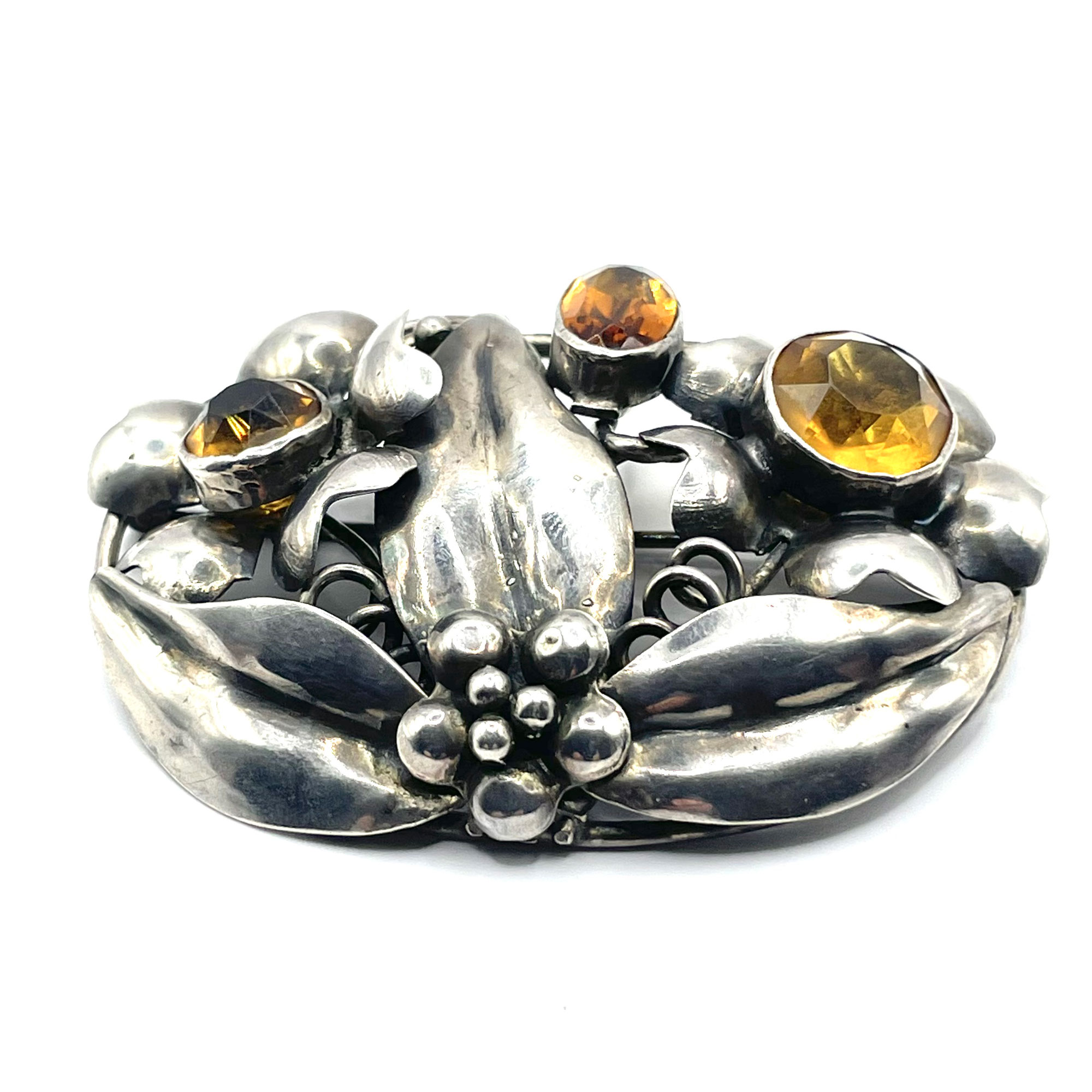 1940s sterling silver brooch