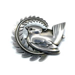 Georg Jensen silver brooch