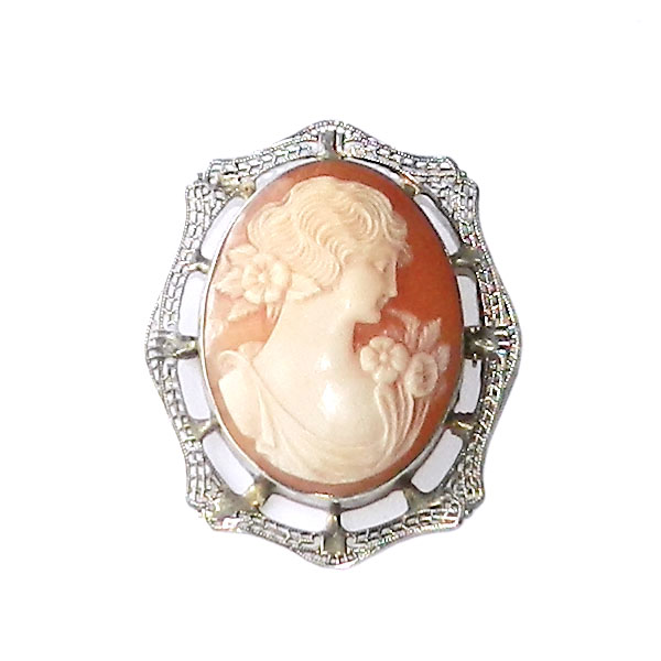 antique cameo brooch