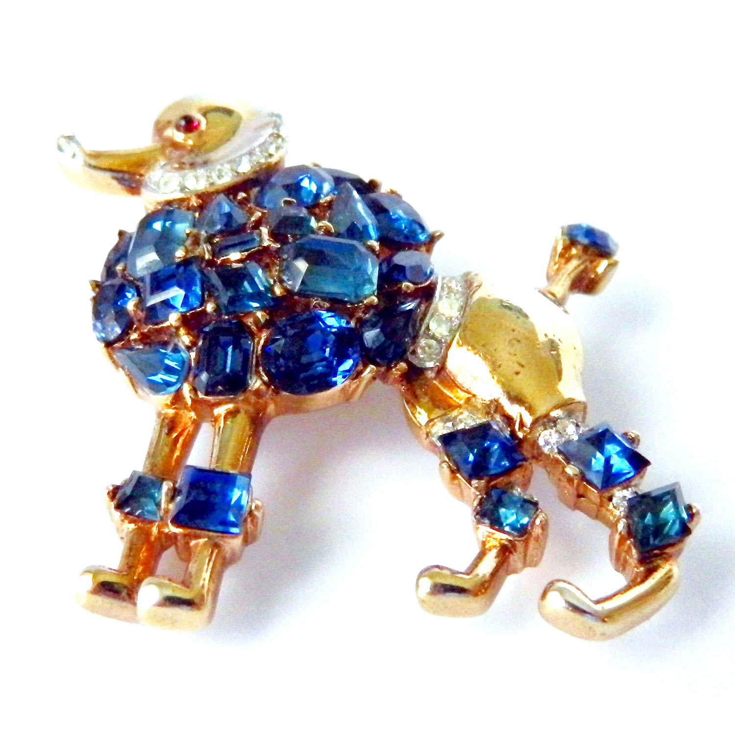 1940's Trifari poodle brooch