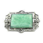 Art Deco sterling brooch