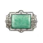 Art Deco sterling brooch