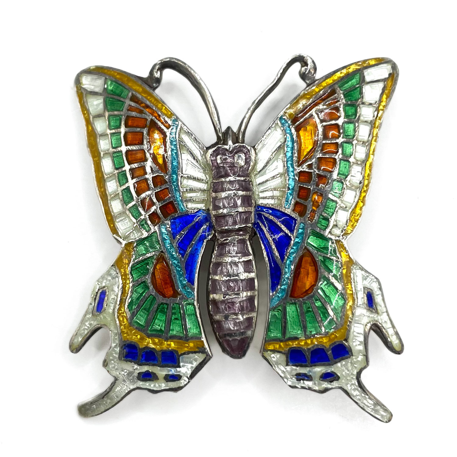 Sterling Butterfly Brooch