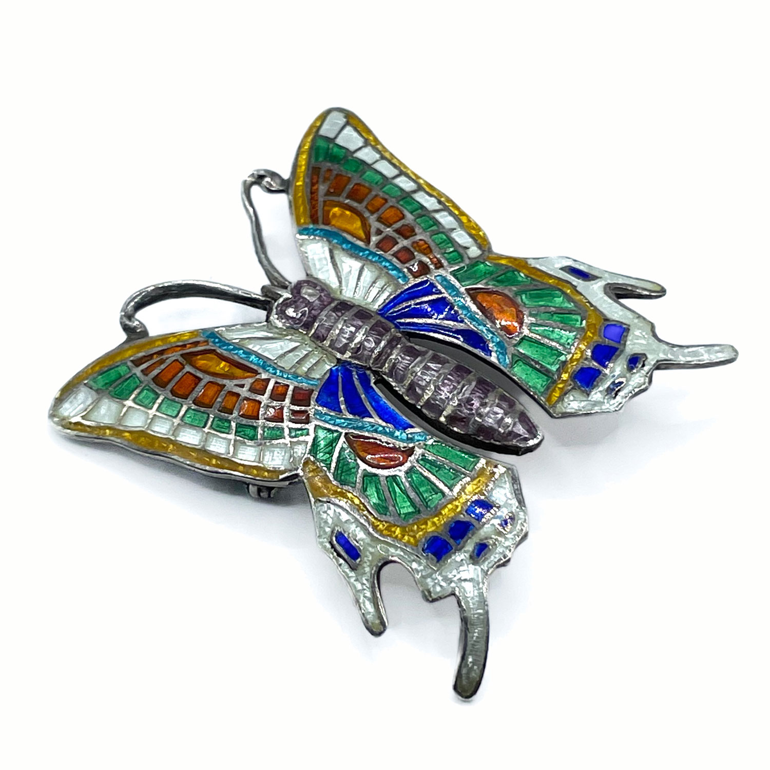 Sterling Butterfly Brooch