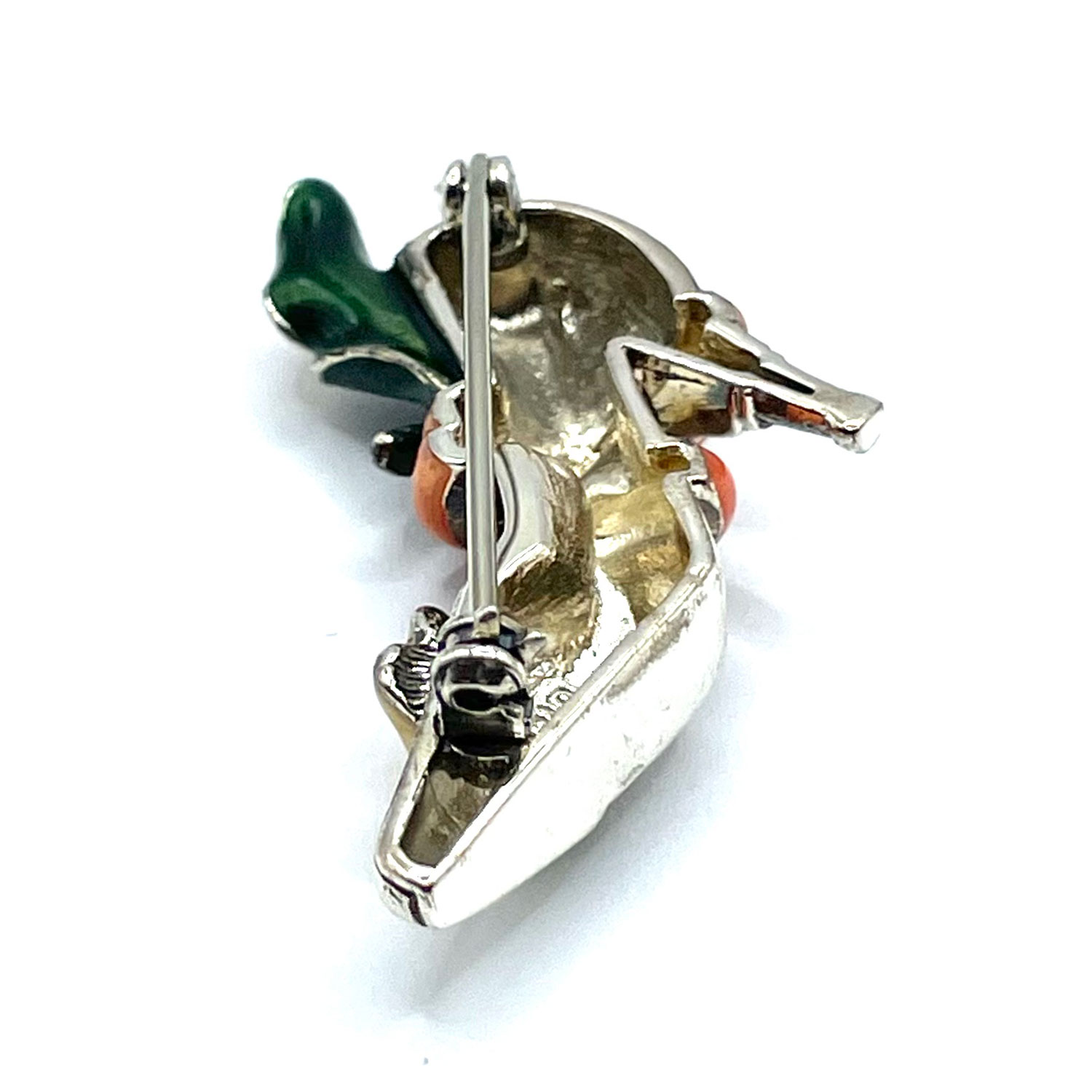 Kenneth J Lane Enameled Shoe Brooch