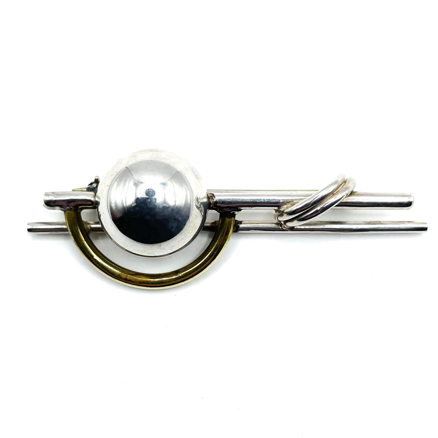 Sterling Modernist Art Deco Brooch