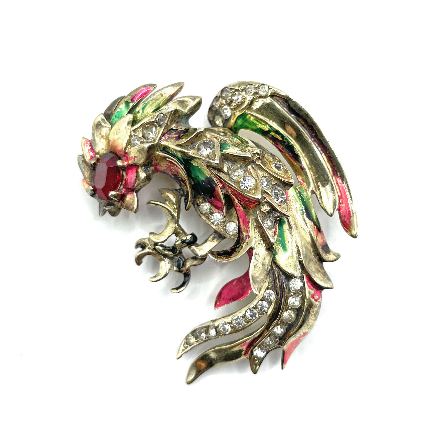 Sterling Eisenberg Rooster Brooch