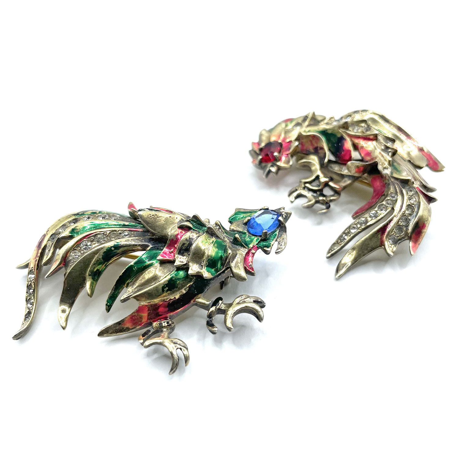 Sterling Eisenberg Rooster Brooch