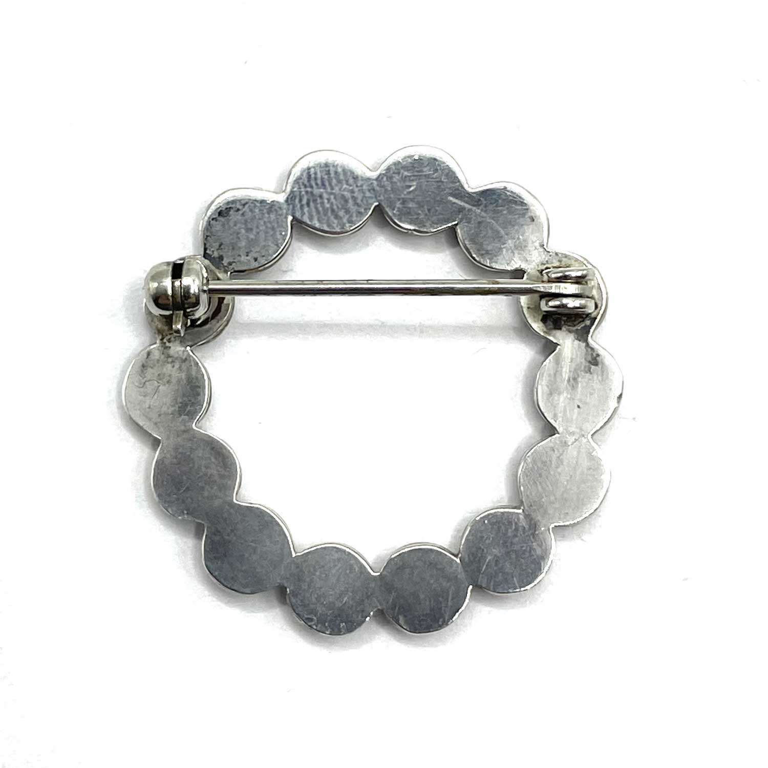 Sterling and Turquoise Cicle Pin