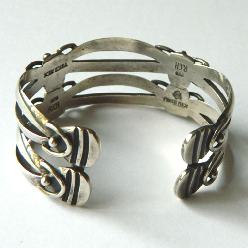 Mexican silver cuff bracelet