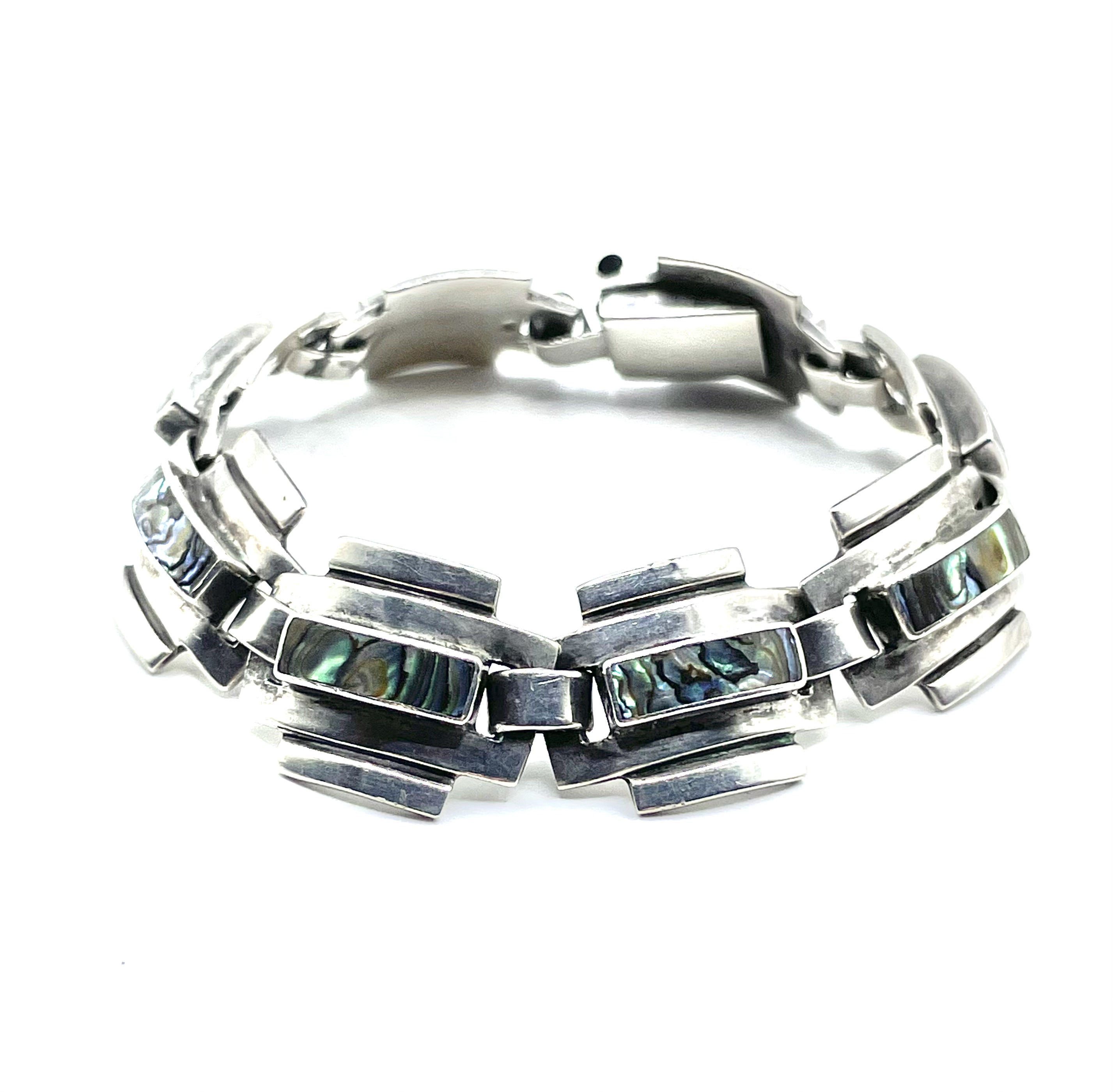 Art Deco abalone bracelet