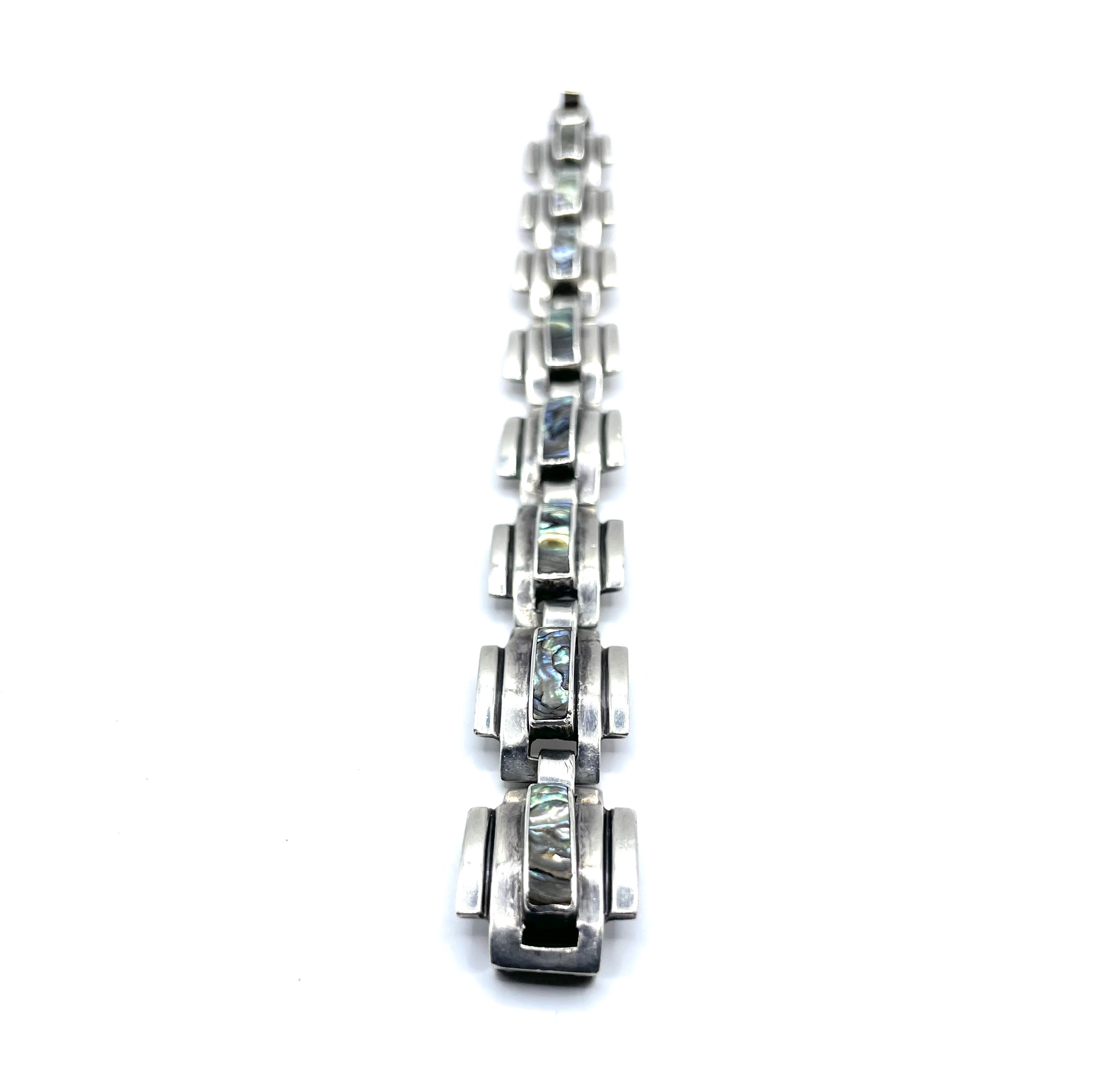 Art Deco sterling silver bracelet