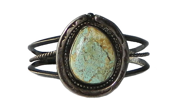 Navajo turquoise cuff bracelet