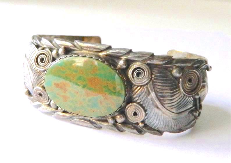 Navajo turquoise cuff bracelet