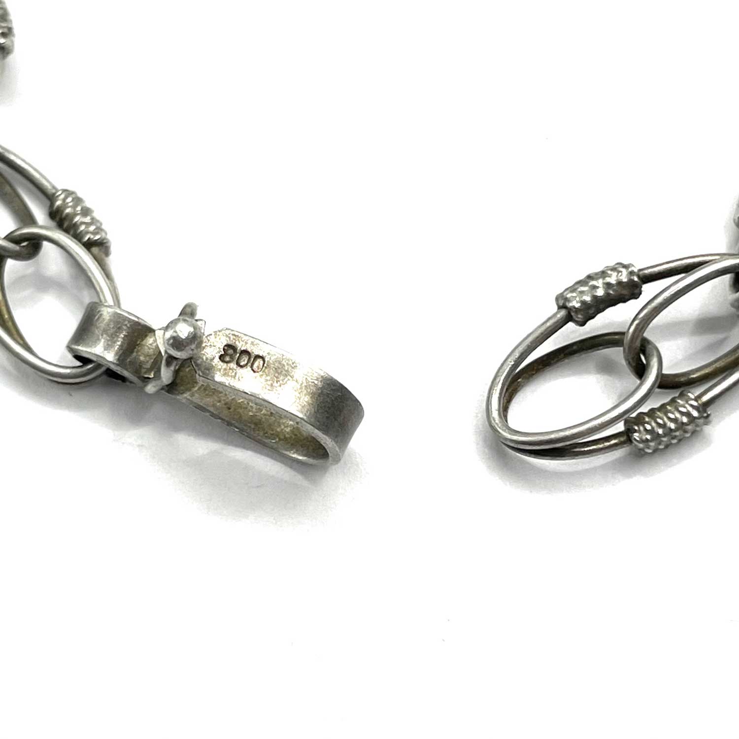 Italian silver charm bracelet
