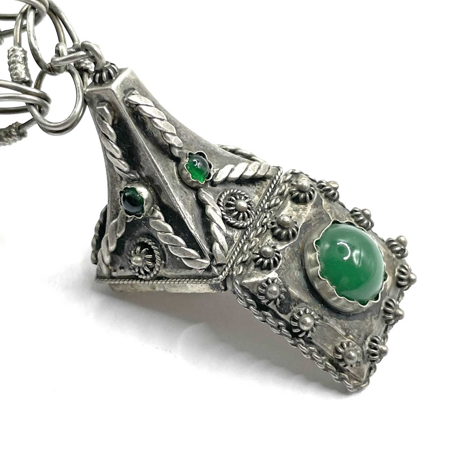 Italian silver charm bracelet