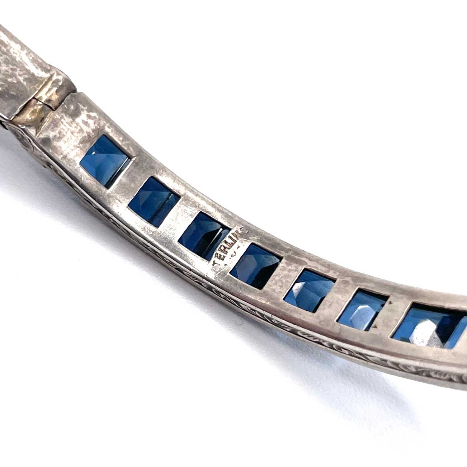 Sterling silver rhinestone bracelet