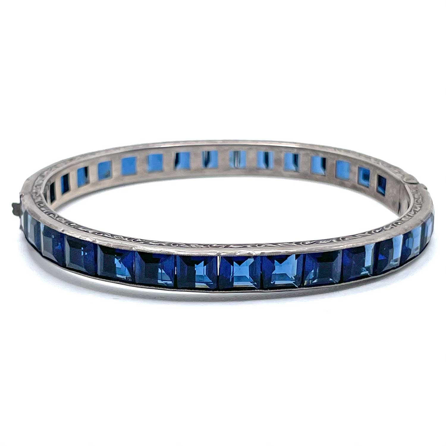 Sterling silver rhinestone bracelet