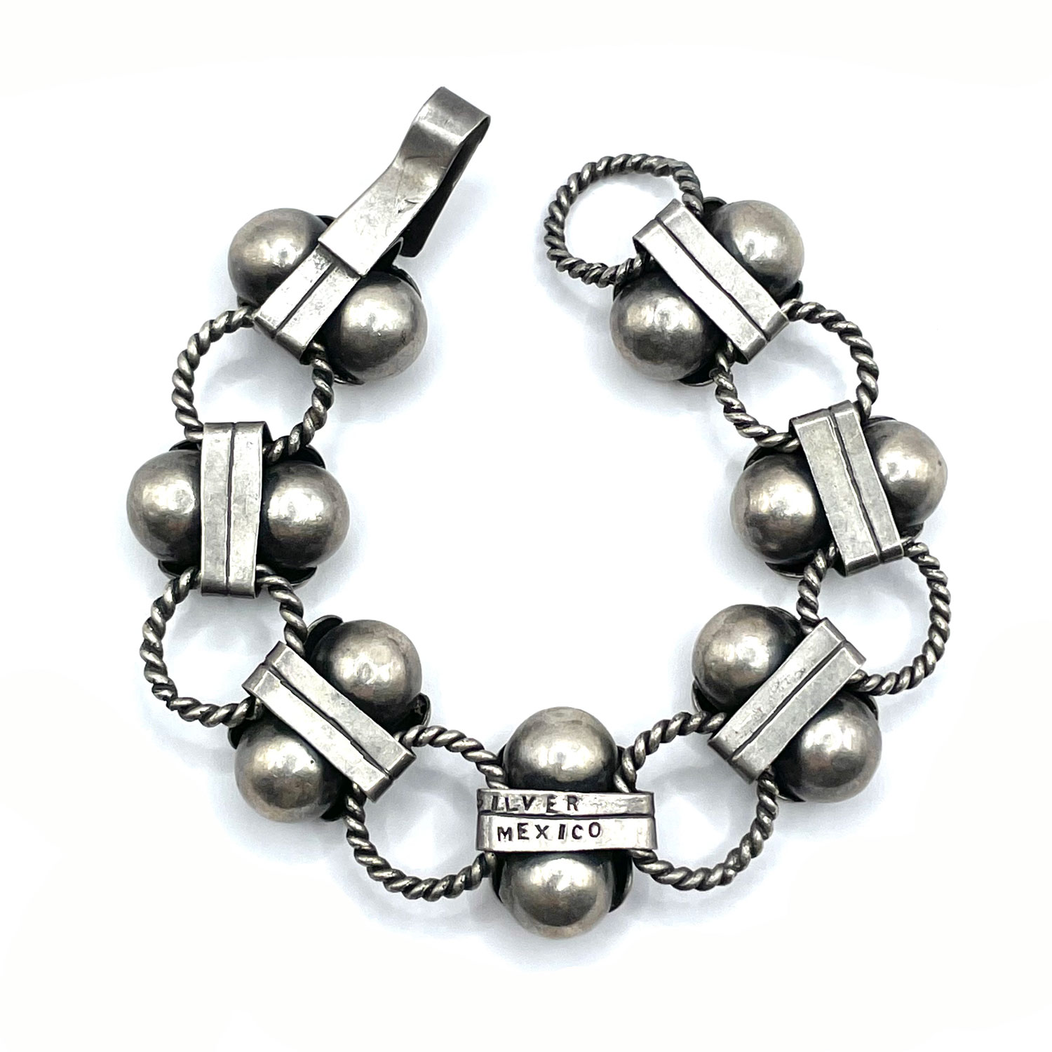 Art Deco Mexican silver bracelet